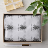 Bee Worker Honey Black Bumblebee Seidenpapier (Geschenk)