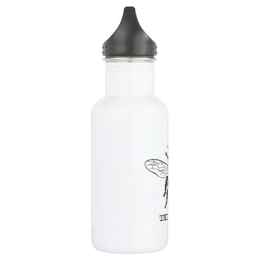 Bee Worker Honey Black Bumblebee Trinkflasche (Links)