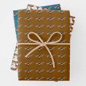 Bee Wrapping Paper Geschenkpapier Set (Beispiel)