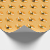 Bee Wrapping Papper Geschenkpapier (Ecke)