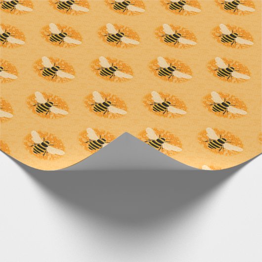 Bee Wrapping Papper Geschenkpapier (Ecke)