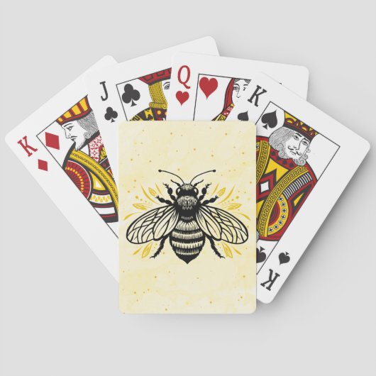 Bee-yond Beautiful Classic Playing Cards Spielkarten (Rückseite)