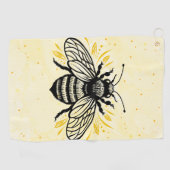 Bee-yond Beautiful Golf Towel Golfhandtuch (Horizontal)