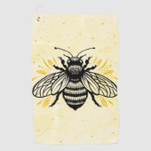 Bee-yond Beautiful Golf Towel Golfhandtuch (Vorderseite)