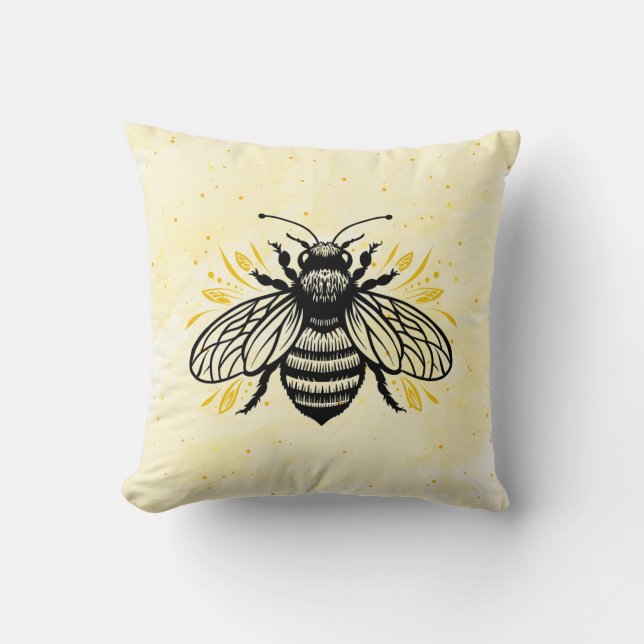 Bee-yond Beautiful Kissen (Vorderseite)