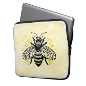 Bee-yond Schöne Elektronik-Tasche Laptopschutzhülle (Vorderseite Links)