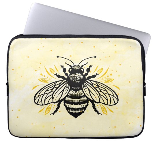 Bee-yond Schöne Elektronik-Tasche Laptopschutzhülle (Vorderseite)