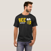 Bee Yourself Bee Lover I Love Bees T-Shirt (Vorne ganz)