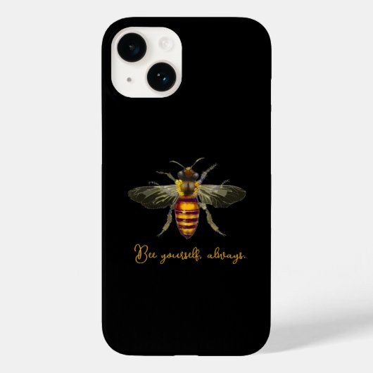 Bee Yourself  Case-Mate iPhone Hülle (Rückseite)