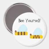 Bee Yourself Magnet (Vorderseite/Rückseite)
