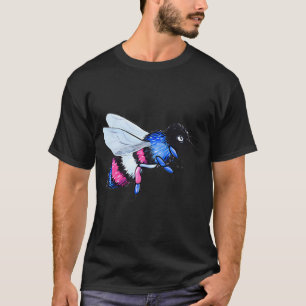 'Bee Yourself' Trans Pride-Flagge T-Shirt