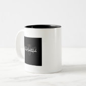 Bee-Youtiful Zweifarbige Tasse (Vorderseite Links)