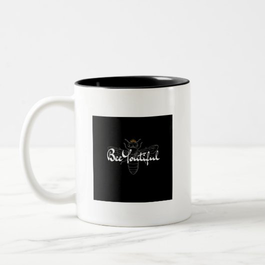 Bee-Youtiful Zweifarbige Tasse (Links)