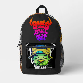 "Beeat$andBull$hit" Bedruckter Rucksack