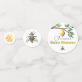 BeeBaby Shower Confetti Konfetti (Vorderseiten)