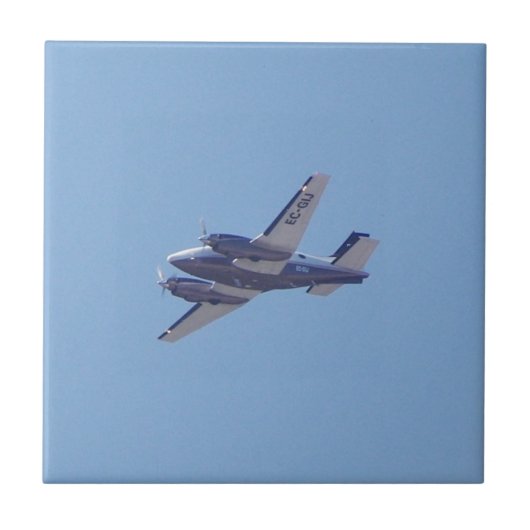 Beech B90 King Air Fliese (Vorderseite)