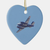 Beech B90 King Air Keramik Ornament (Rechts)