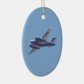 Beech B90 King Air Keramik Ornament (Rechts)