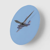 Beech B90 King Air Runde Wanduhr (Winkel)