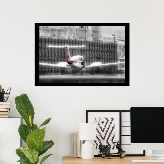 Beech Duchess 76 Poster (Heimbüro)