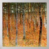 Beech Forest von Gustav Klimt Fine Art Poster Prin (Vorne)