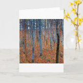 Beech Grove, Gustav Klimt Karte (Gelbe Blume)