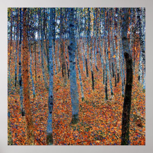Beech Grove, Gustav Klimt Poster (Vorne)