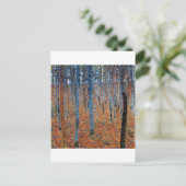 Beech Grove, Gustav Klimt Postkarte (Stehend Vorderseite)
