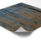 Beech Grove I von Gustav Klimt Poster (Ecke)