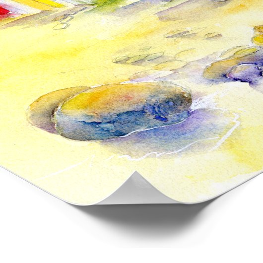 Beech Huts Poster (Ecke)