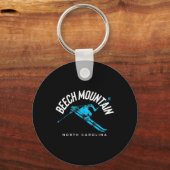 Beech Mountain Nc Ski Schlüsselanhänger (Vorderseite)