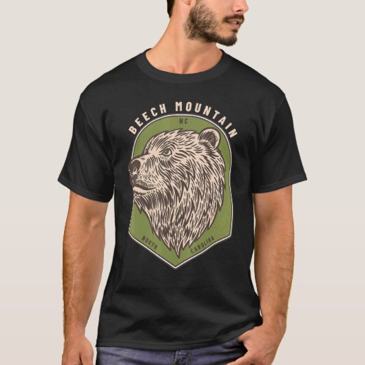 Beech Mountain North Carolina Bears Blue Ridge Bea T-Shirt (Vorderseite)