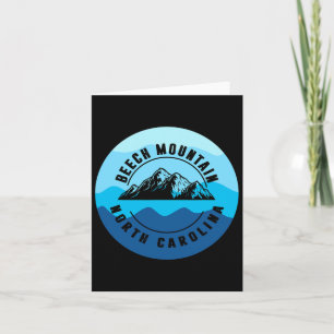 Beech Mountain North Carolina Skifahren Snowboarde Karte