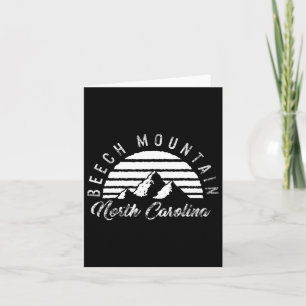 Beech Mountain North Carolina Skifahren Snowboarde Karte