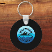 Beech Mountain North Carolina Skifahren Snowboarde Schlüsselanhänger (Vorderseite)