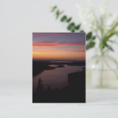 Beech Mountain Twilight Acadia Nationalpark Postkarte (Stehend Vorderseite)