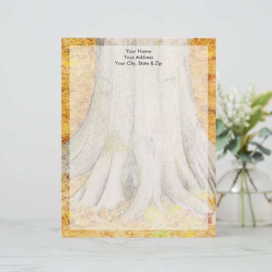 Beech Tree Briefbogen (Stehend Vorderseite)