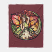 Beech Tree Fairy Nature Lovers Fleecedecke (Vorderseite)