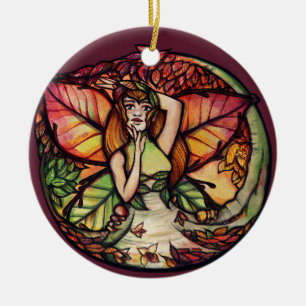 Beech Tree Fairy Nature Lovers Keramik Ornament