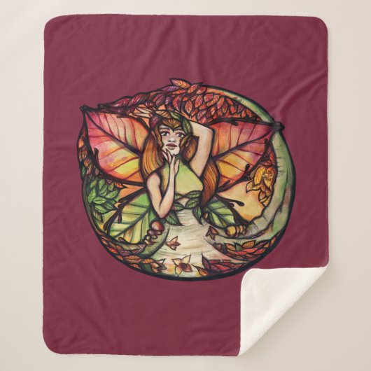Beech Tree Fairy Nature Lovers Sherpadecke (Vorderseite)