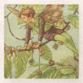 Beech Tree Fairy von Vision Studio Glasuntersetzer (Vorderseite)