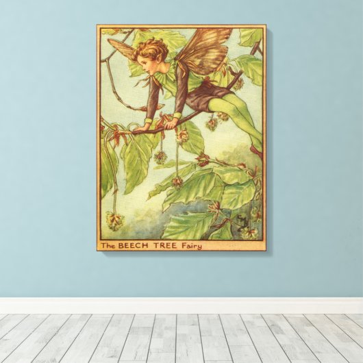 Beech Tree Fairy von Vision Studio Leinwanddruck (Insitu (Holzboden))