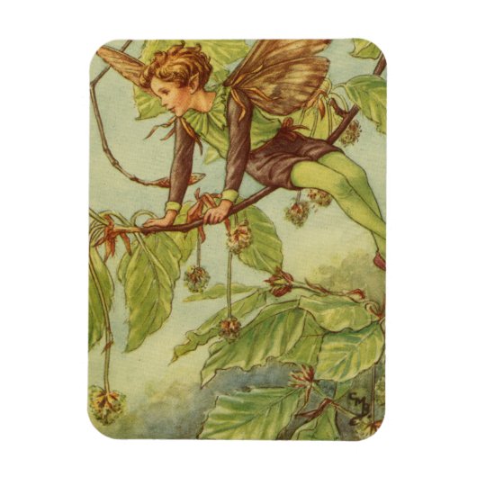 Beech Tree Fairy von Vision Studio Magnet (Vertikal)
