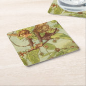 Beech Tree Fairy von Vision Studio Rechteckiger Pappuntersetzer (angewinkelt)