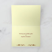 Beech Tree Forest Birthday Karte (Innenseite)