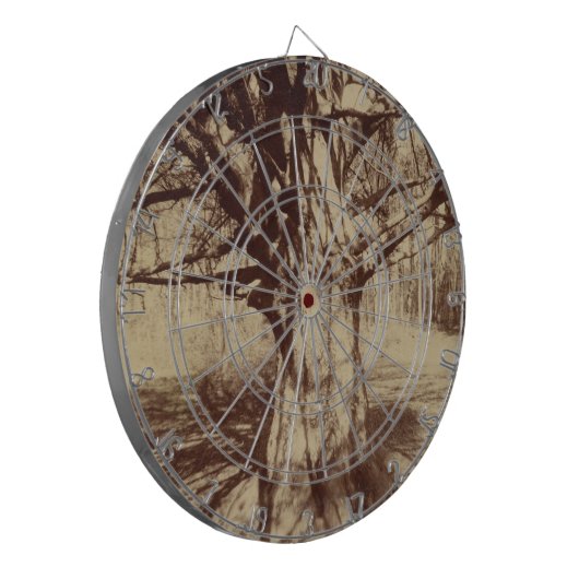 Beech Tree (von Eugène Atget) Dartscheibe (Vorderseite Links)