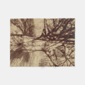 Beech Tree (von Eugène Atget) Fleecedecke (Vorderseite (Horizontal))