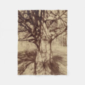 Beech Tree (von Eugène Atget) Fleecedecke (Vorderseite)