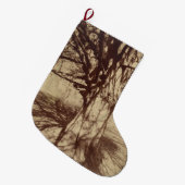 Beech Tree (von Eugène Atget) Großer Weihnachtsstrumpf (Vorderansicht (hängend))