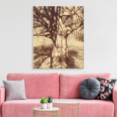 Beech Tree (von Eugène Atget) Leinwanddruck (Insitu (Wohnzimmer))